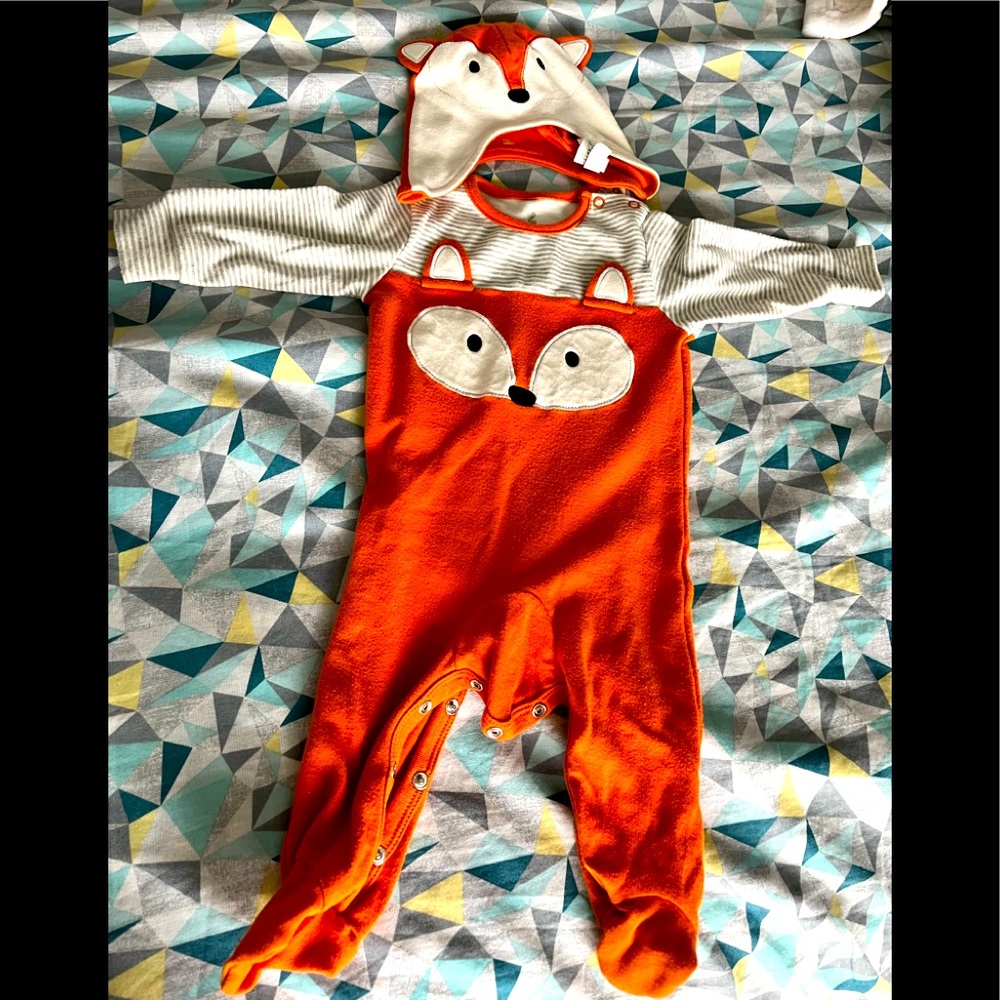 Cute lil fox outfit 3-6 month